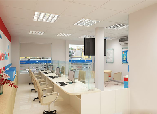 Công ty thiết kế nội thất ngân hàng