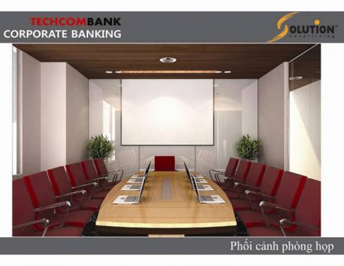 Thi công nội thất ngân hàng 