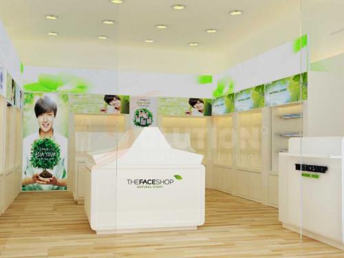 thi công nội thất face shop
