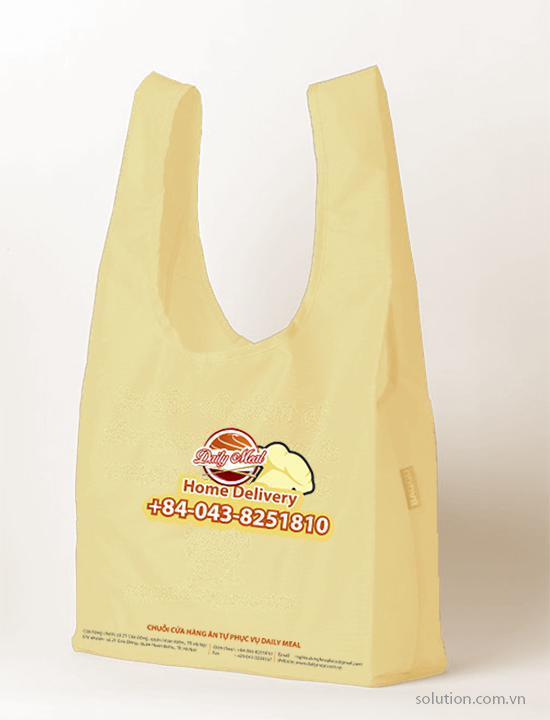 túi nilon của chuỗi cửa hàng ăn tự phục vụ daily meal túi nilon của chuỗi cửa hàng ăn tự phục vụ daily meal